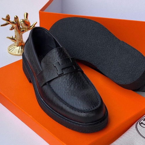 Hermes Italian Designer Shoe - Black