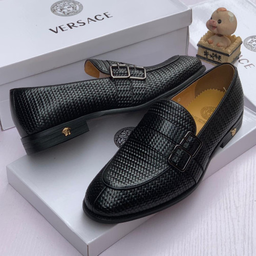 Versace Corporate Italian Shoes - Black