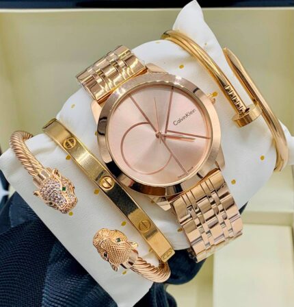 Luxury CK-Wristwatch- Bracelet with-box