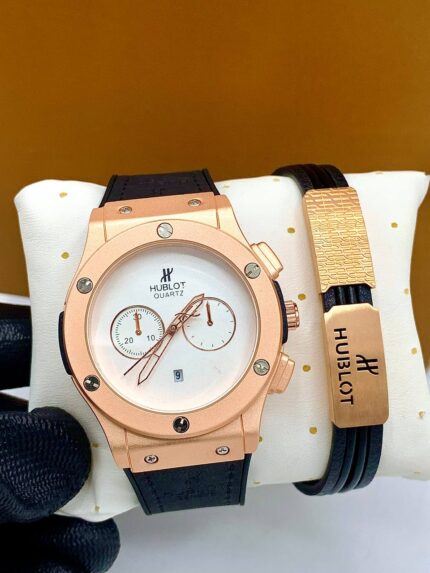 Luxury Hublot-Wrist-Watch Bracelets with-box-white
