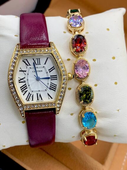 Cartier Set wrist watch