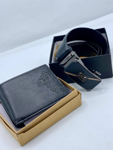 Giorgio Armani Luxury Belt and Wallet Combo