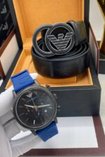 Luxury-Armani-Watch-belt-combo