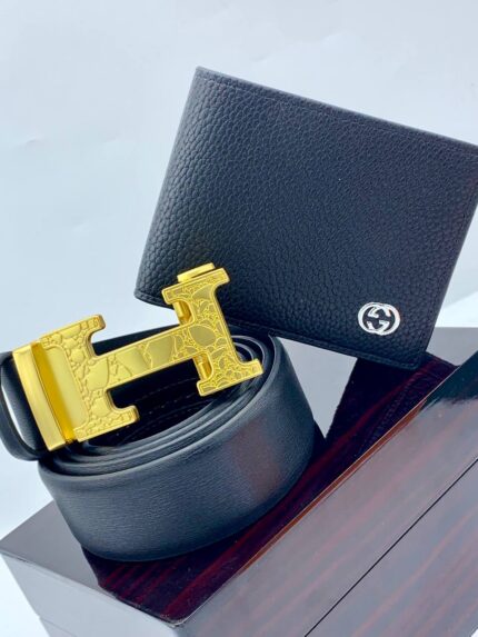 Luxury Belt and Wallet Combo