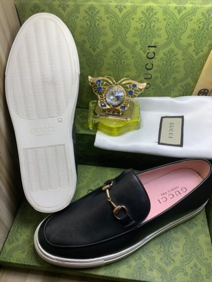 Gucci Quality Leather Loafer Shoes