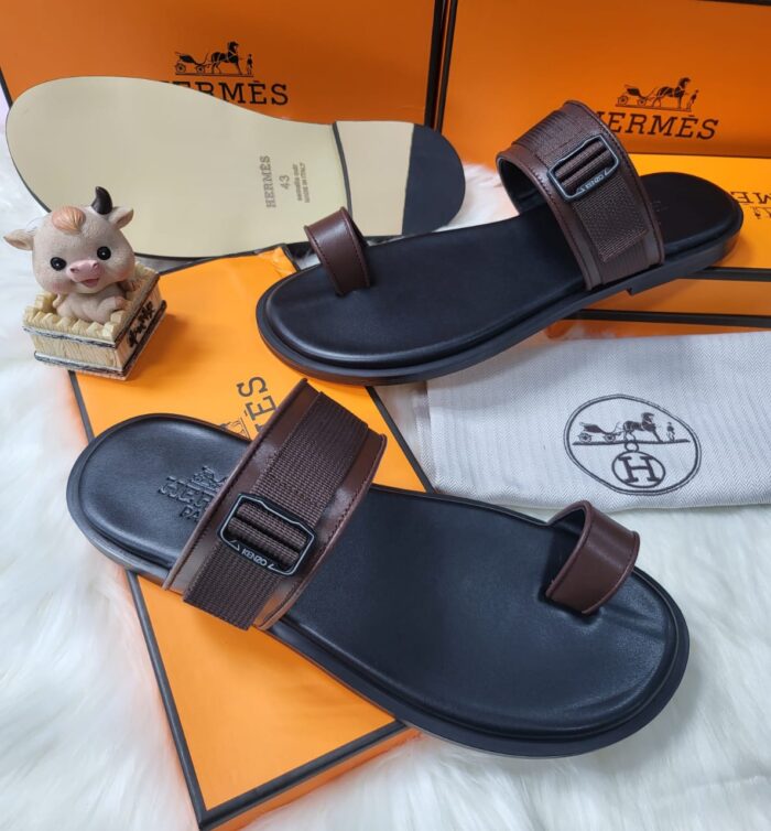 High Quality Hermes Flat Palm Slippers