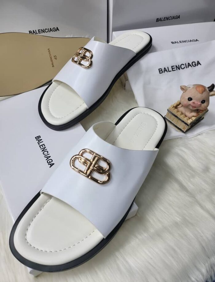 High Quality Balenciaga Men's Palm Slippers