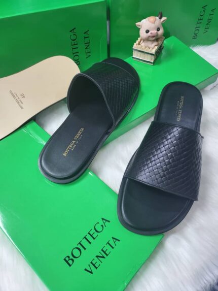 High Quality Bottega Veneta Men's Palm Slippers