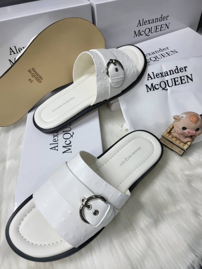 Quality Alexander McQueen Men's Palm Slippers